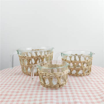 Premium Glass Cup Island Rasfecaping Mess Cups